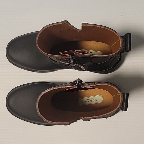 Rag & Bone Rubber Moto Boots - Picture 5 of 13
